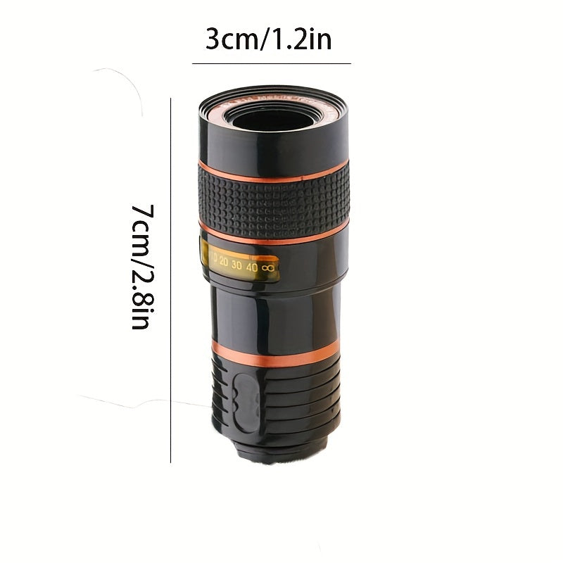 8x8 HD Portable Monocular Connects To Phone For Bird Watching