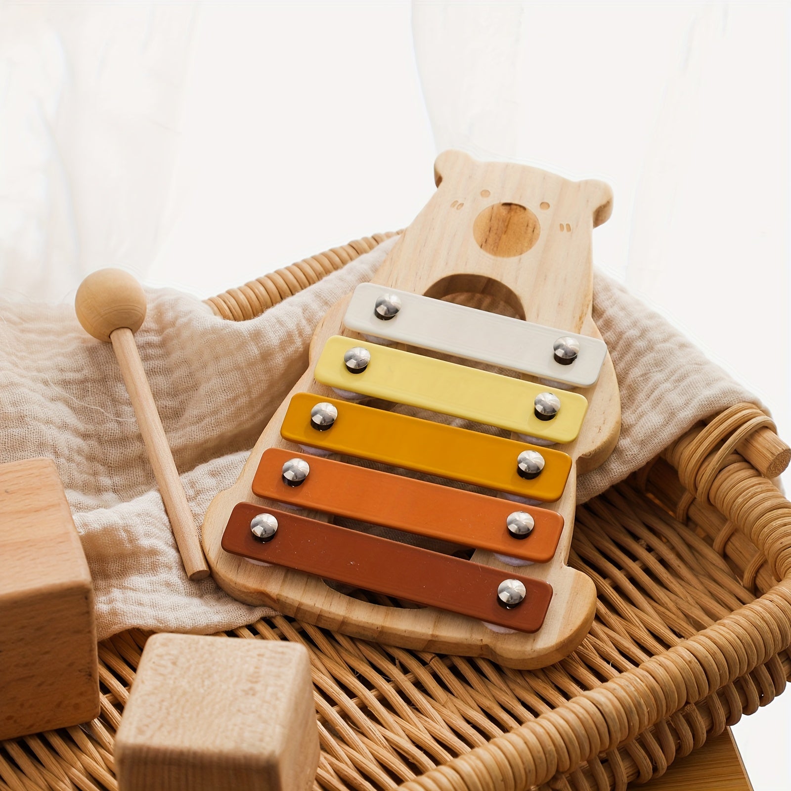 Wooden Bear Educational Toy for Kids