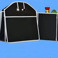 Car Trunk Organizer 3 Compartments Waterproof Storage Bag for SUV