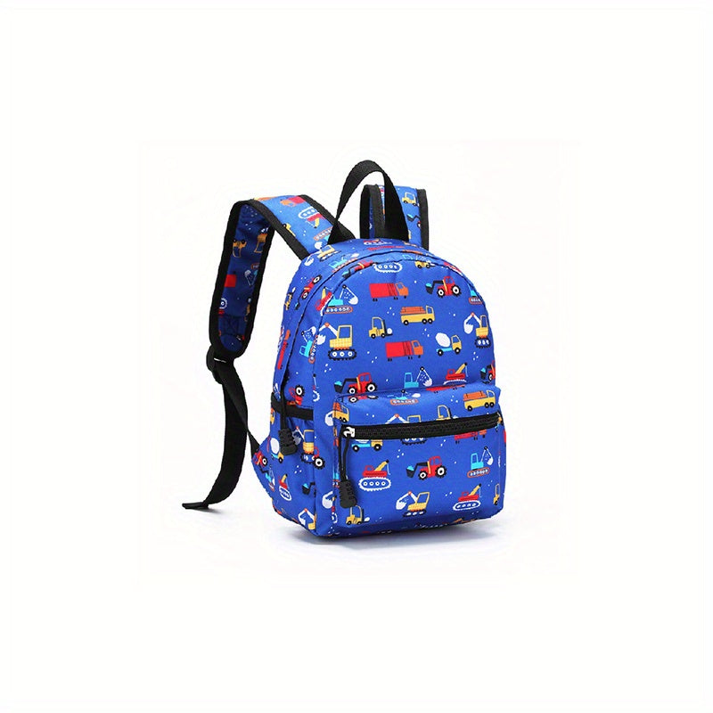 Colorful Dinosaur Backpack for Kids with Padded Back and Adjustable Straps