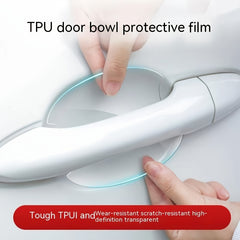 Car Door Handle Sticker Anti Scratch Protective Film