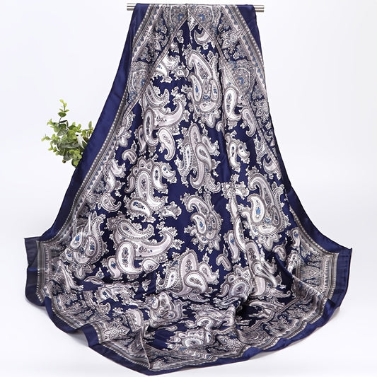 Vintage Silk Waist Fruit Print Bandana
