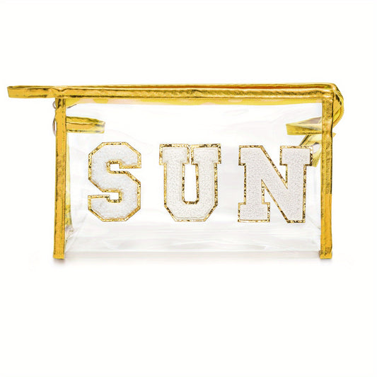 SUN Cosmetic Toiletry Bag Portable Makeup Swimming Pool Bag
