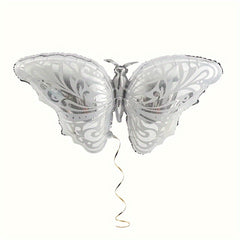 5pcs Silvery Butterfly Balloon Wedding Birthday Decor