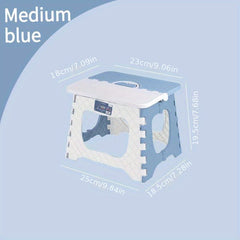 Thick Plastic Folding Stool Portable Step Stool for Camping Fishing Picnic