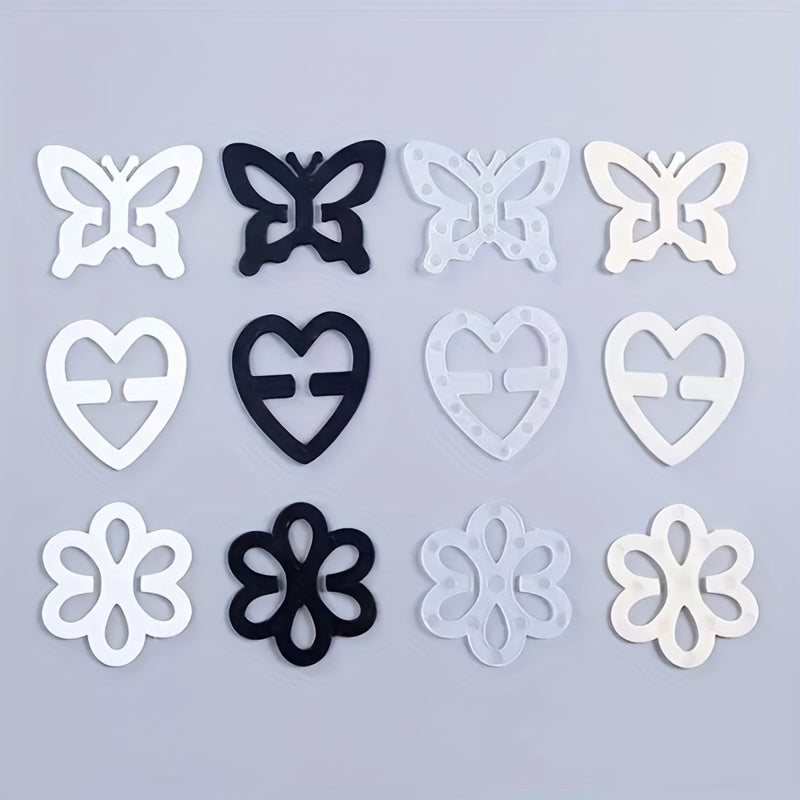 4pcs Invisible Bra Strap Clips Non slip Buckles Concea...