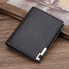 Men's Wallet Large Capacity Money Clip Card Holder