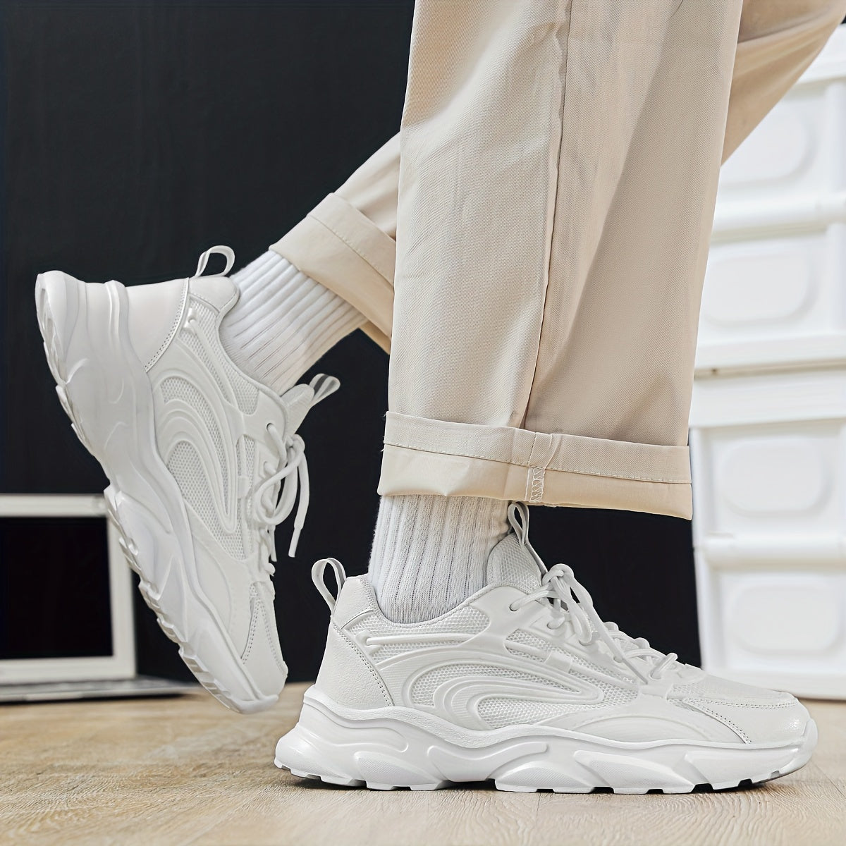 Men's Mesh Sneakers for Outdoor Activities