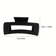 4pcs Square Hair Claw Clips for Thick Hair, Matte Finish Non-slip Accessories