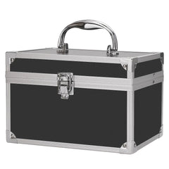 Portable Aluminum Makeup Case Cosmetic Organizer Box