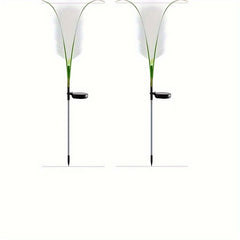 2pcs Solar Garden Lights Reeds LED Decorative Lights IP65 Waterproof