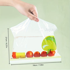 2 Boxes Refrigerator Fresh Keeping Bag Sealed Transparent Household