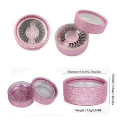 Glitter Mink Lash Box Empty Case for False Eyelashes