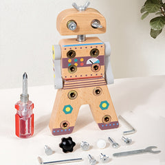 2025's Wooden Smart Building Blocks Toy Screw Assembly Educational Tool