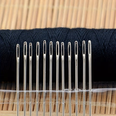 25pcs Large Eye Sewing Needles Stainless Steel Knitting Needl