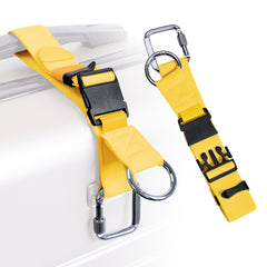 Stroller Hooks Adjustable Travel Strap with Square Hooks and Round Loop Buckles