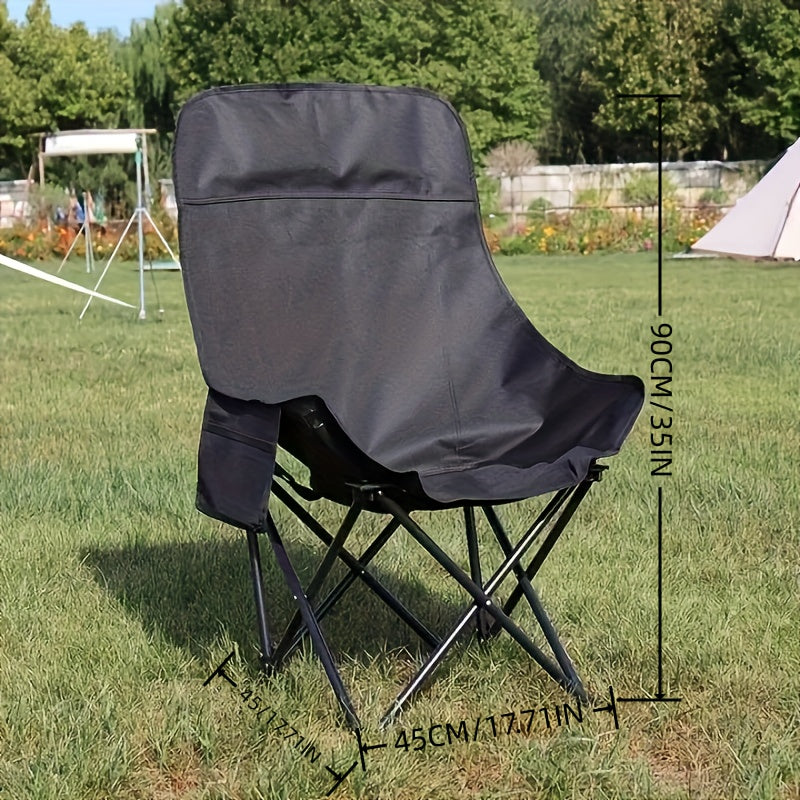 Portable Folding Moon Chair Outdoor Leisure Chair For Beach Fishing Camping