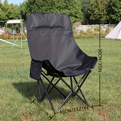 Portable Folding Moon Chair Outdoor Leisure Chair For Beach Fishing Camping