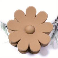 Women Flower Hair Claw Solid Shark Claw Clip Style Hair Accessories