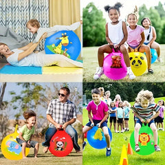 Bouncing Ball With Handle Kids Big Bouncy Jumping Balls