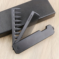 Men's Professional Beard Styling Comb Dual Sided Foldable Comb