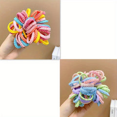 Colorful Hair Ties Hair Bands Set for Baby Girls