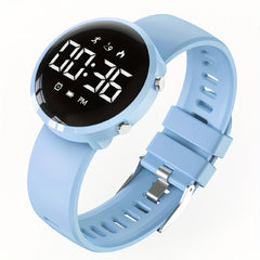 Kids 3D Pedometer Smart Watch USB Rechargeable LED Digital Watch