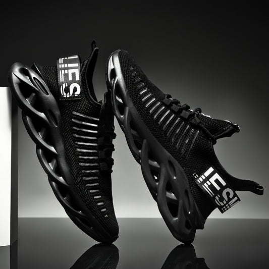 Men's Breathable Blade Type Sneakers for Outdoor Activities