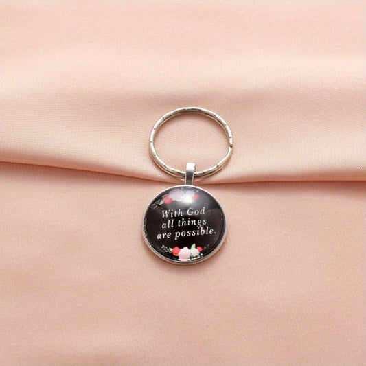 Pink Flower Keychain For Girls - Birthday Gift For Girls