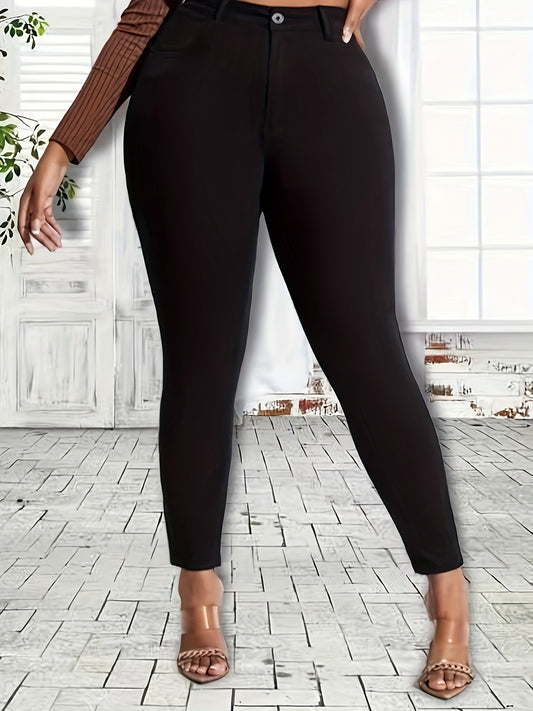 High Rise High Stretch Skinny Jeans for Plus Size Women