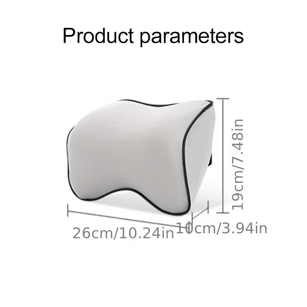 Car Neck Headrest Pillow Memory Foam Support for Driving Rest Sleeping Relief