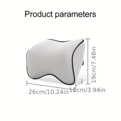 Car Neck Headrest Pillow Memory Foam Support for Driving Rest Sleeping Relief