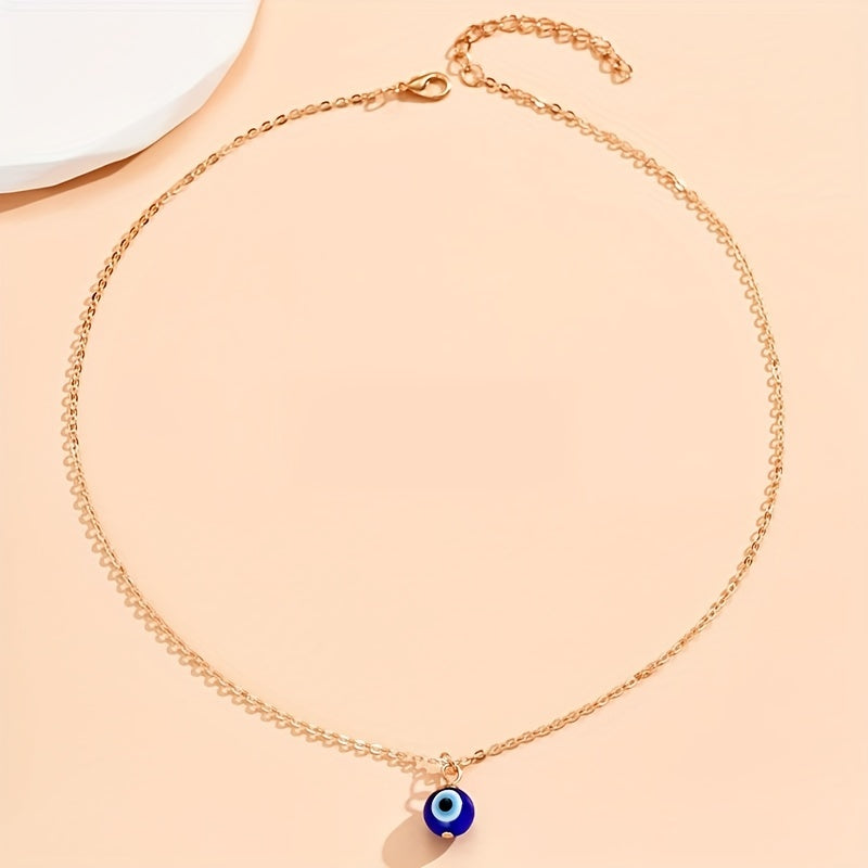 Evil's Eye Pendant Necklace For Women Girls Jewelry Gift