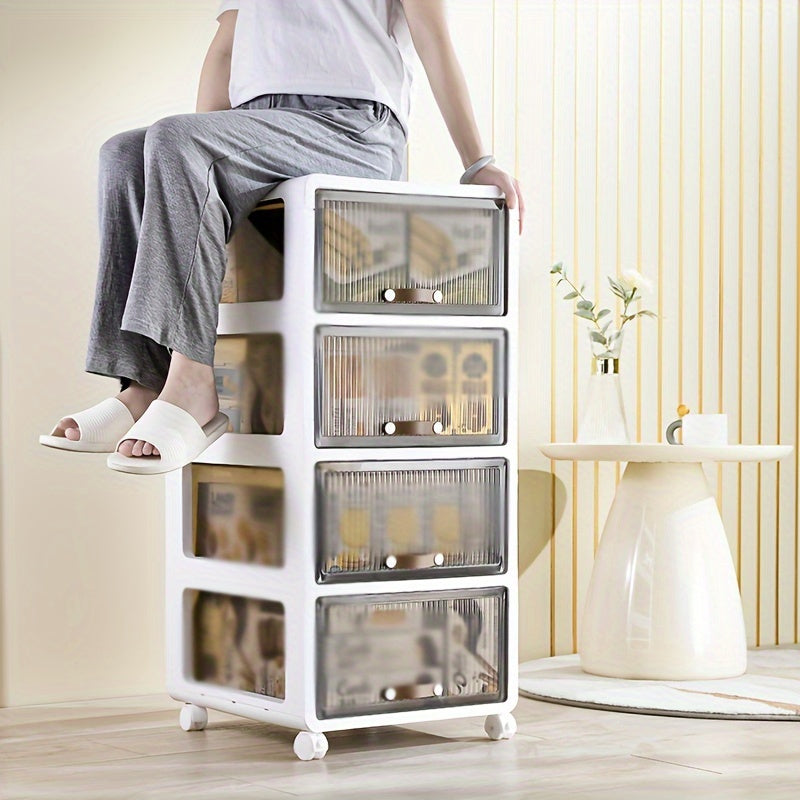 Small Stroller Shelf Drawer Organizer Cabinet Storage Box
