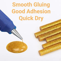 10pcs Colorful Glitter Hot Glue Sticks for Arts Crafts DIY Home Repairs