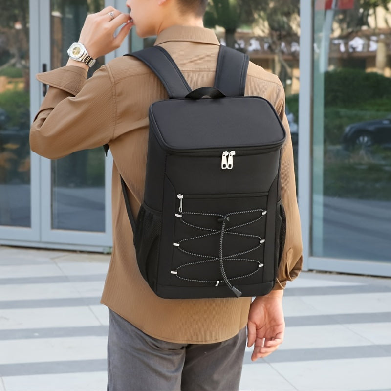 Large Capacity Waterproof Insulated Backpack Outdoor Picnic Bag