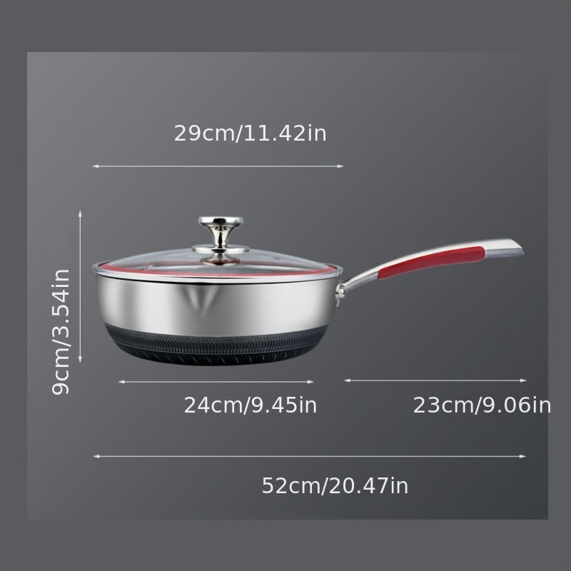 11'' Non Stick Cast Iron Skillet Egg Fry Pan Medical Stone Pancake Pan