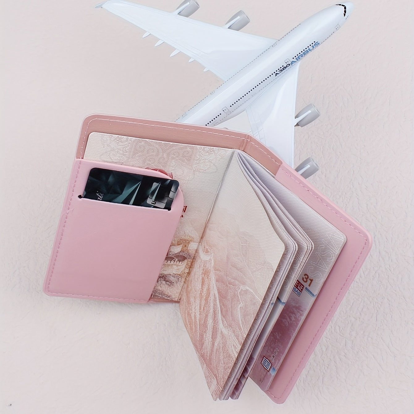PU Leather Passport Holder Travel Accessories