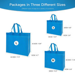 12 Non Woven Tote Bags Reusable Gift Bags With Handles Bulk Gift Bags