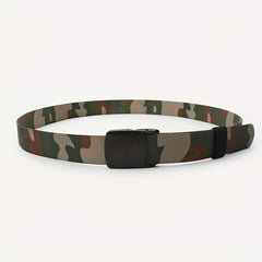Breathable Nylon Military Tactical Belt No Metal Buckle