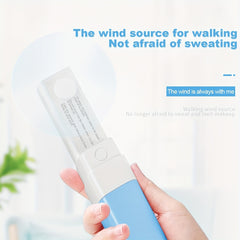 3pcs Folding Fan USB Rechargeable Portable Desktop Fan