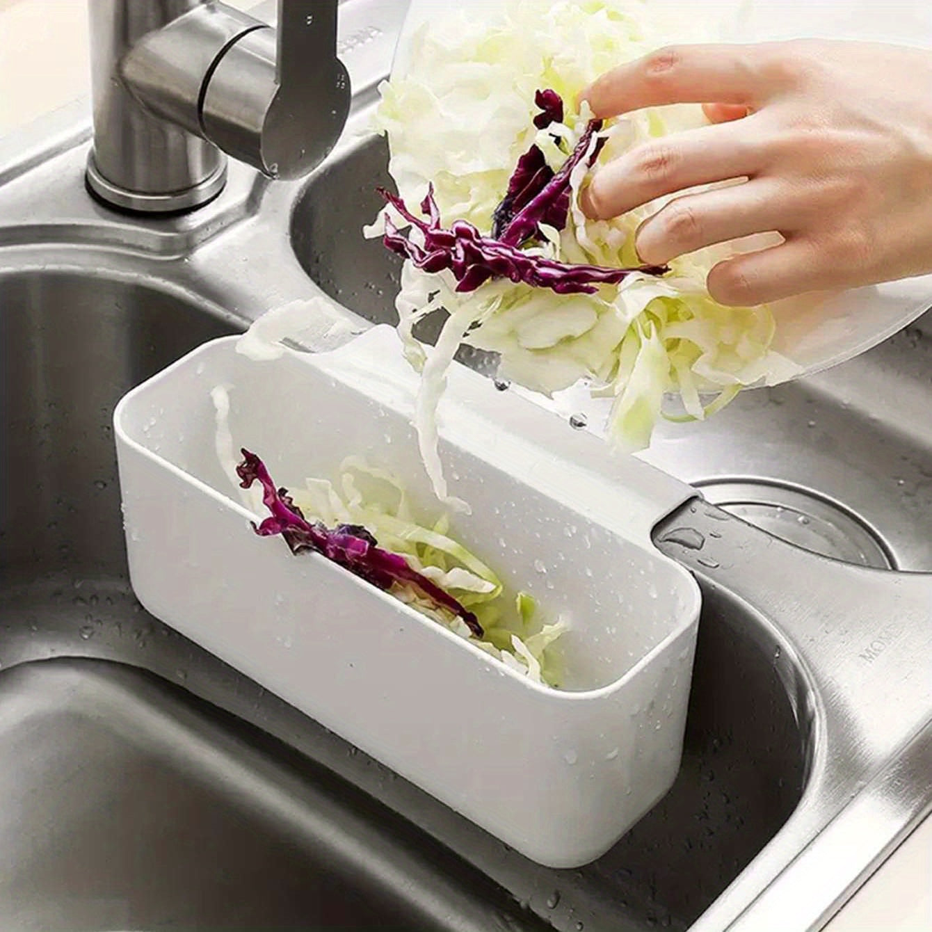 Saddle-shaped Sink Strainer Colander Drain Basket Kitchen Waste Ve