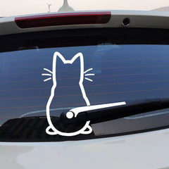 Cat Pattern Wiper Sticker for Rear Window