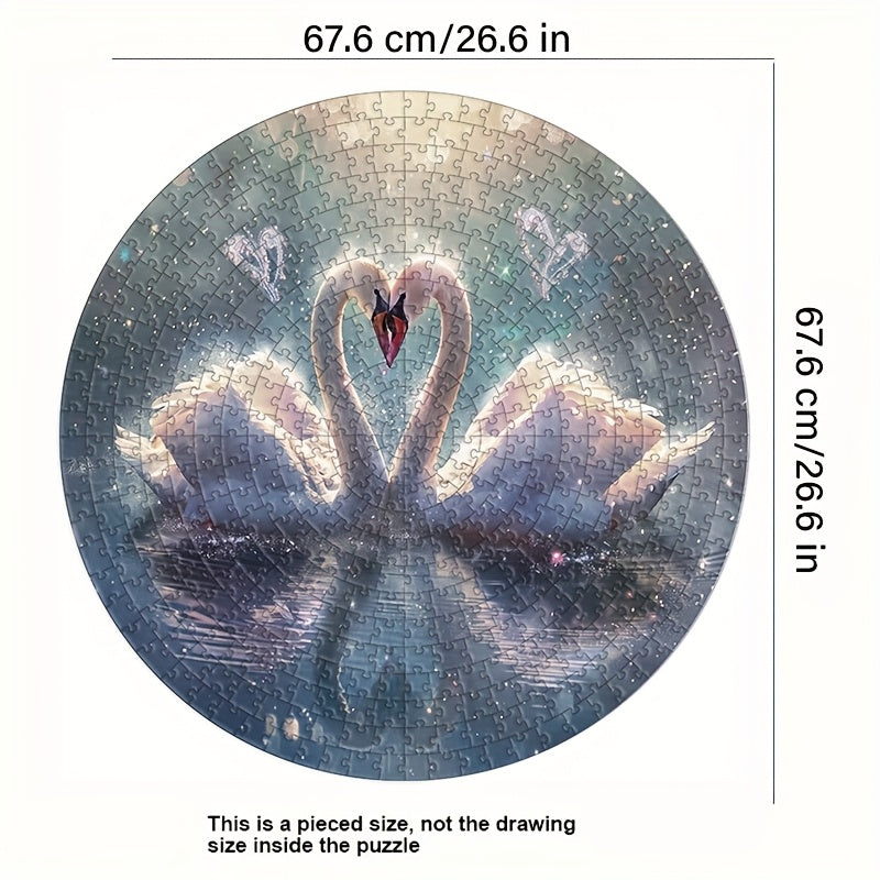 1000pc Swan Close-Up & Planets with Telescope Puzzle
