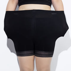  Floral Two Tone Control Top Tights