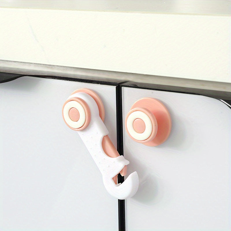 Child Safety Lock Buckle for Doors and Drawers