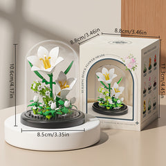 Artificial Flower Building Blocks Set for Home Decoration - Perfect Gift