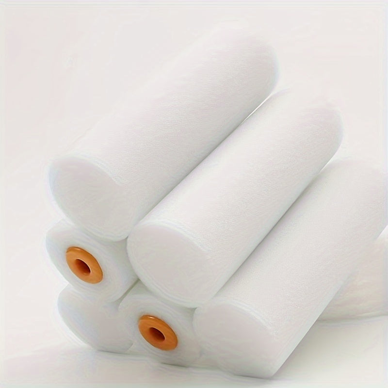 10pcs Sponge Brushed Roller for Water-based & Latex Paint