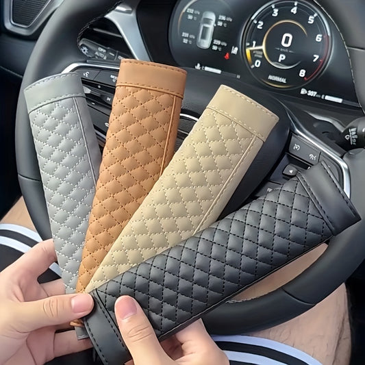 2pcs Stylish Car Seat Belt Pads Comfortably Protect Shoulders