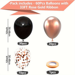 Colorful Confetti Balloon Set for Wedding Birthday Anniversary